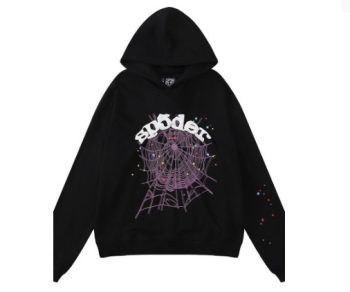 Black Sp5der Worldwide Hoodie